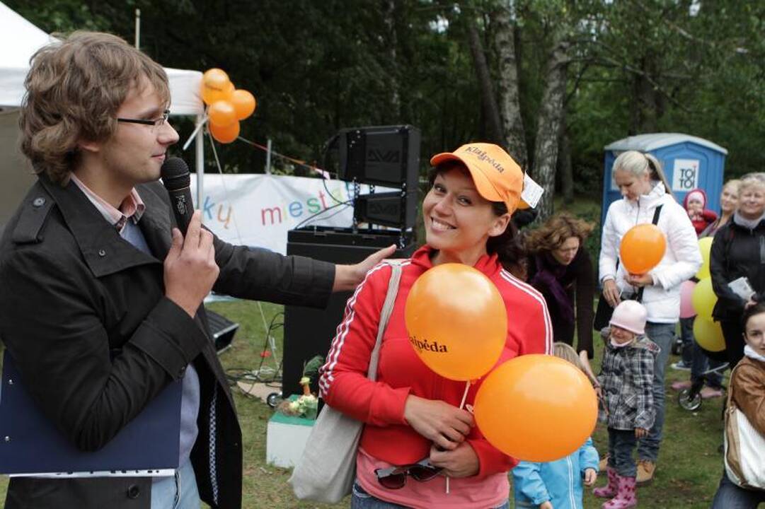 Šeimos laisvalaikį leido Rudens linksmybių šventėje