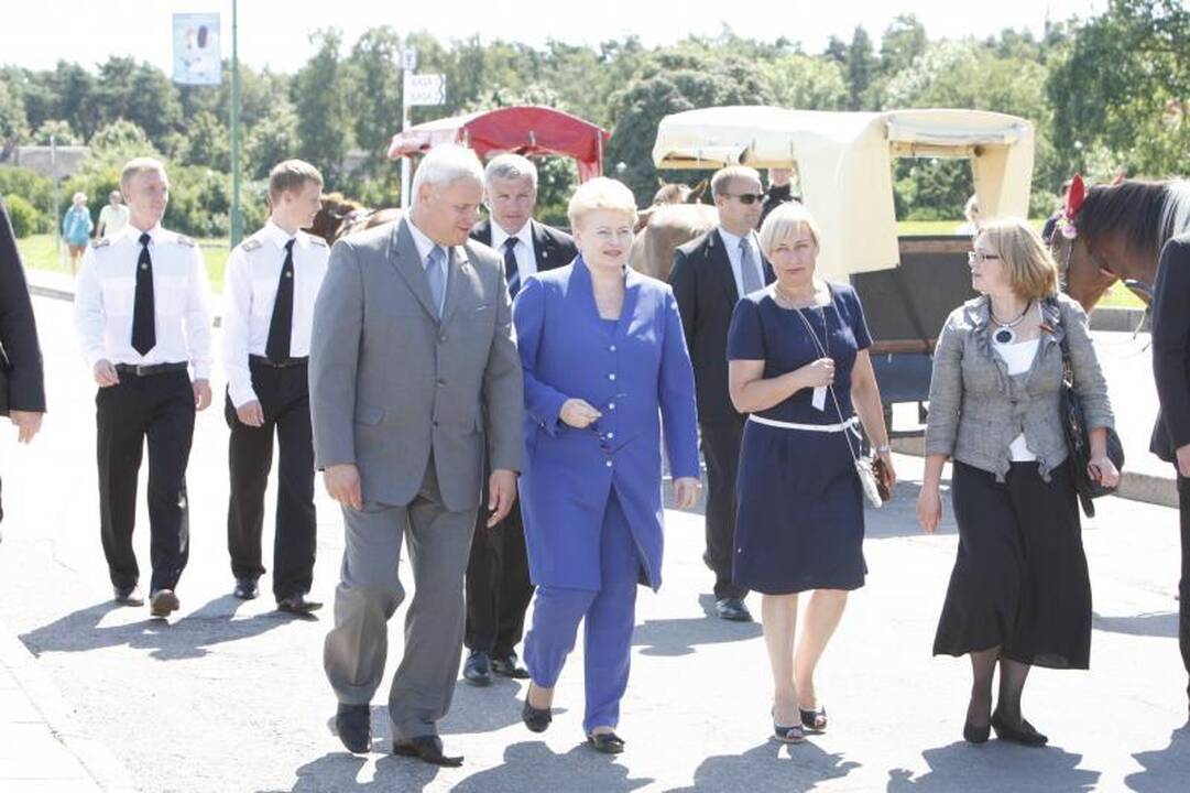 Prezidentė D.Grybauskaitė dėkojo Klaipėdos jūrininkams