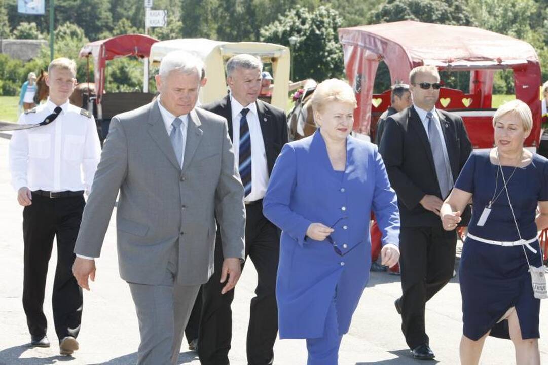 Prezidentė D.Grybauskaitė dėkojo Klaipėdos jūrininkams