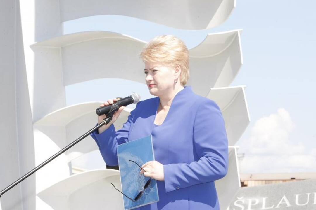 Prezidentė D.Grybauskaitė dėkojo Klaipėdos jūrininkams