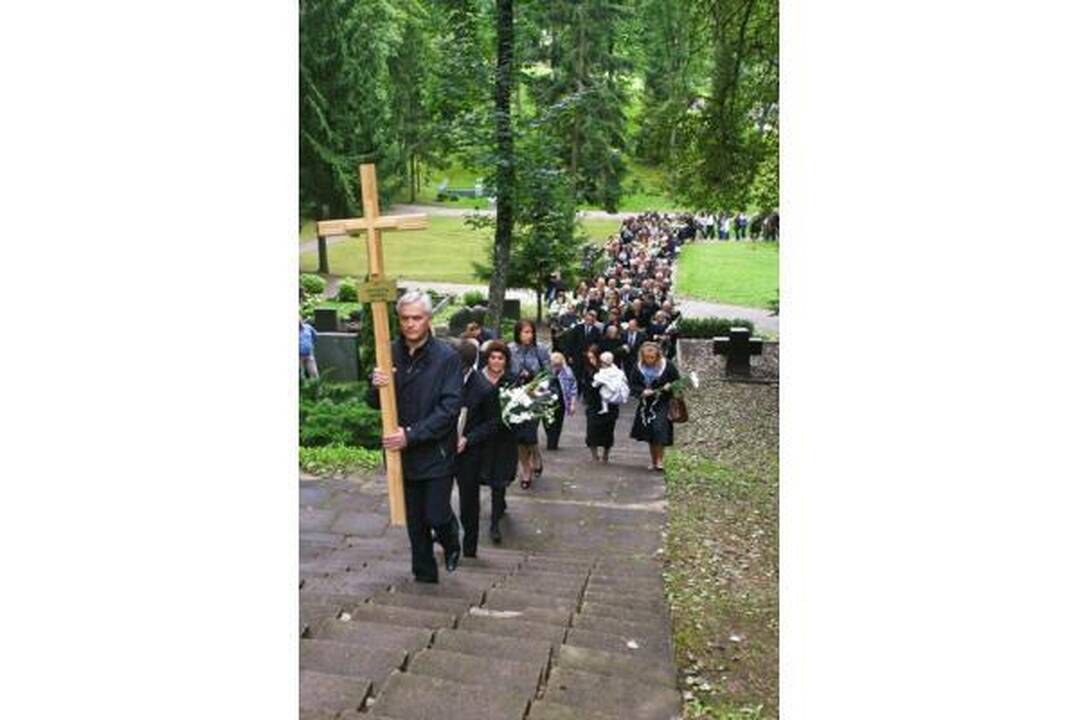 Sostinės Antakalnio kapinėse palaidotas kompozitorius G.Abarius