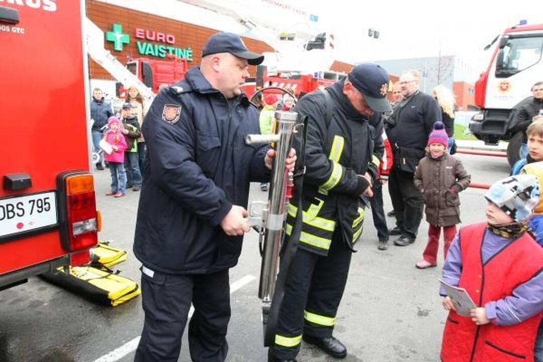 Šv. Florijono dieną Klaipėdos ugniagesiai šventė kukliai
