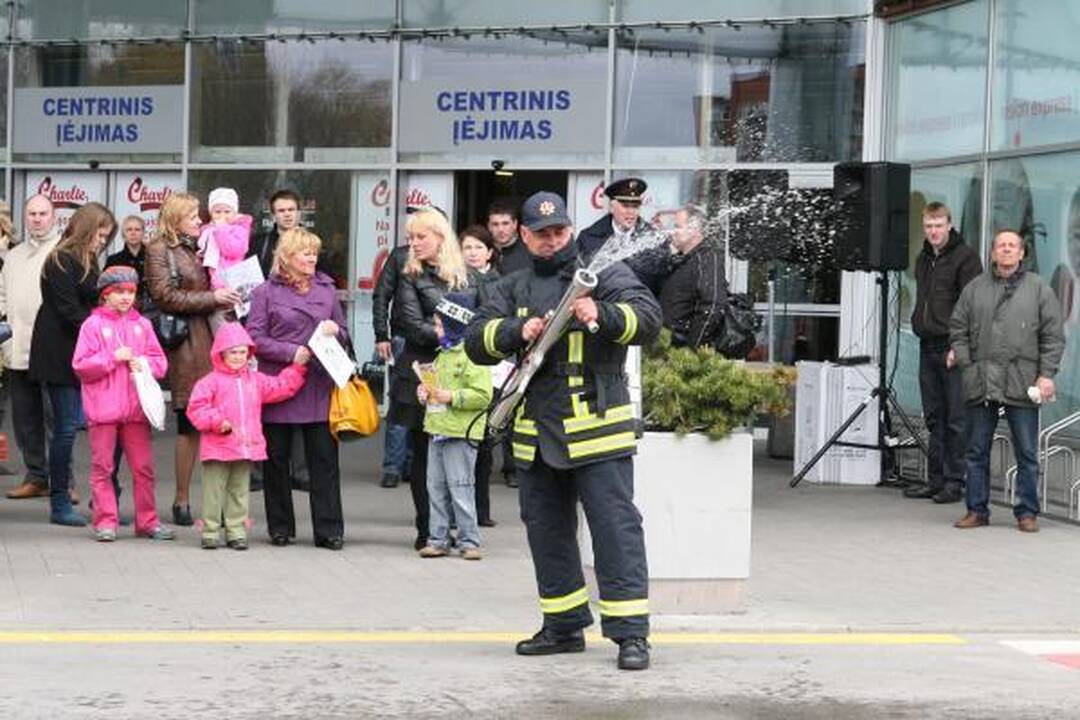 Šv. Florijono dieną Klaipėdos ugniagesiai šventė kukliai