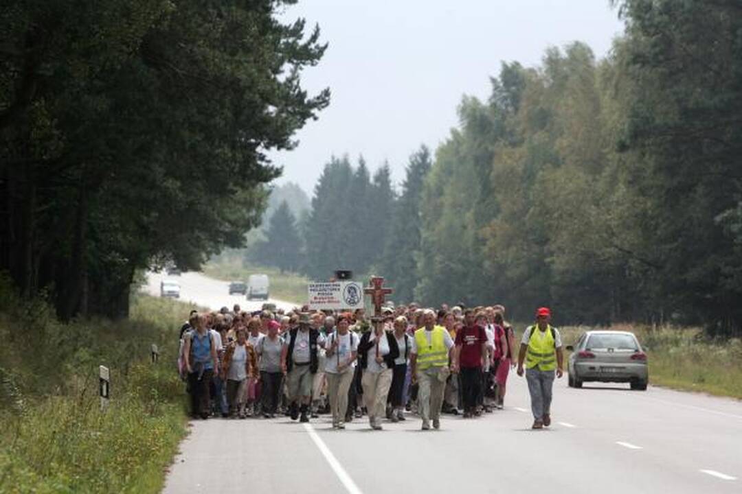 Lenkų maldininkus į Vilnių atvedė istorija