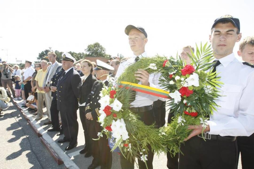 Prezidentė D.Grybauskaitė dėkojo Klaipėdos jūrininkams