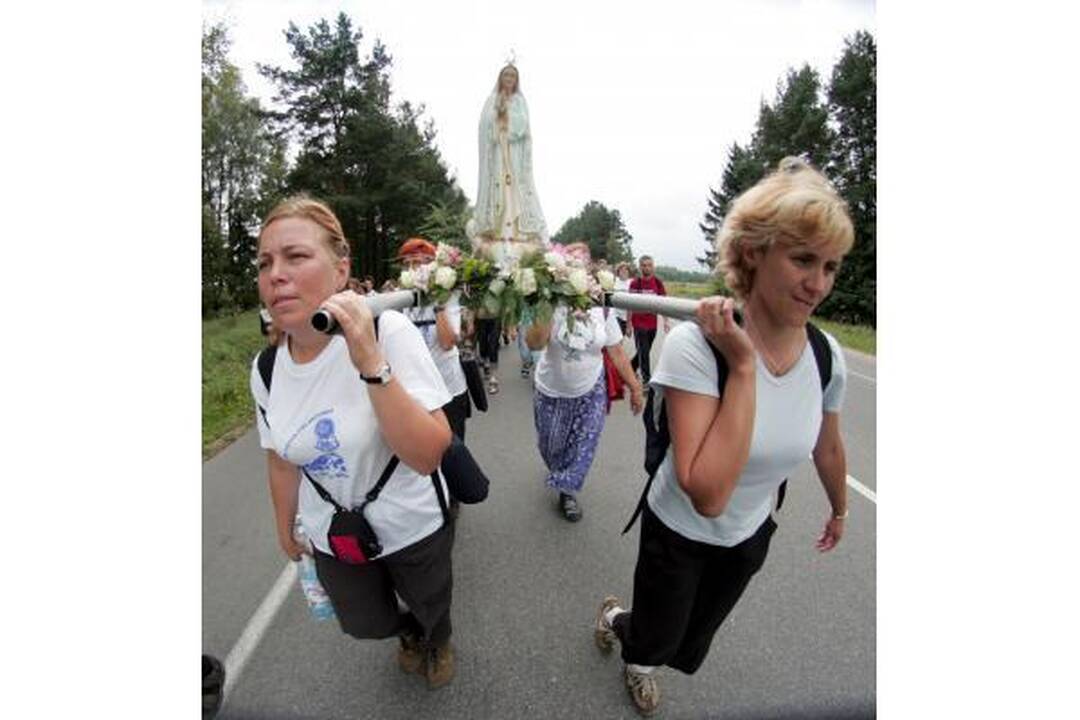 Lenkų maldininkus į Vilnių atvedė istorija