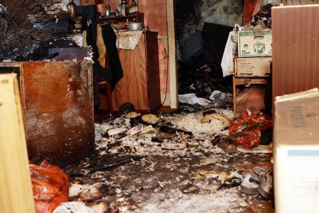 Klaipėdoje gaisre žuvo žmogus