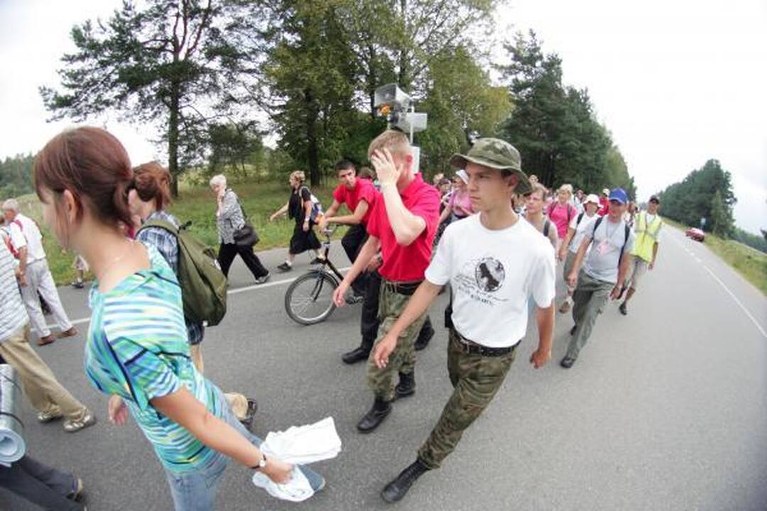 Lenkų maldininkus į Vilnių atvedė istorija