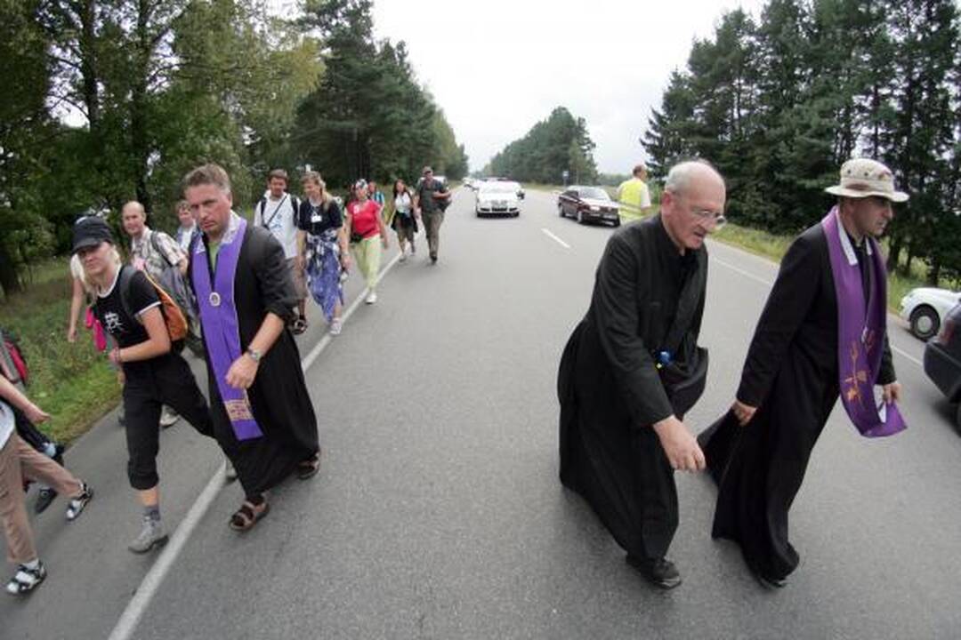 Lenkų maldininkus į Vilnių atvedė istorija