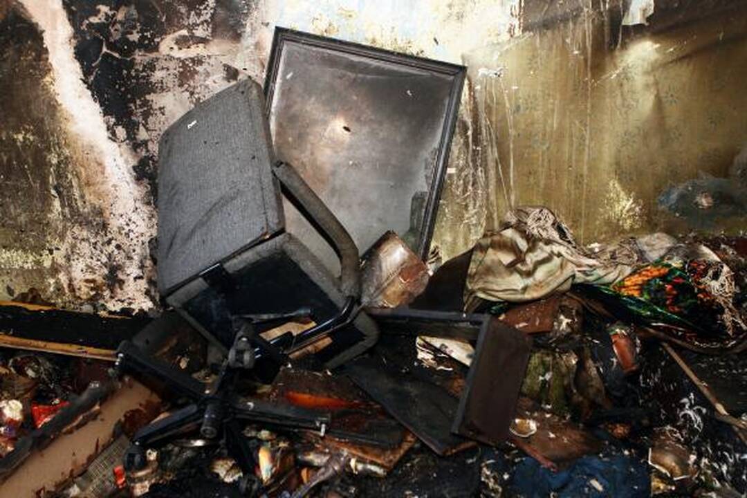 Klaipėdoje gaisre žuvo žmogus
