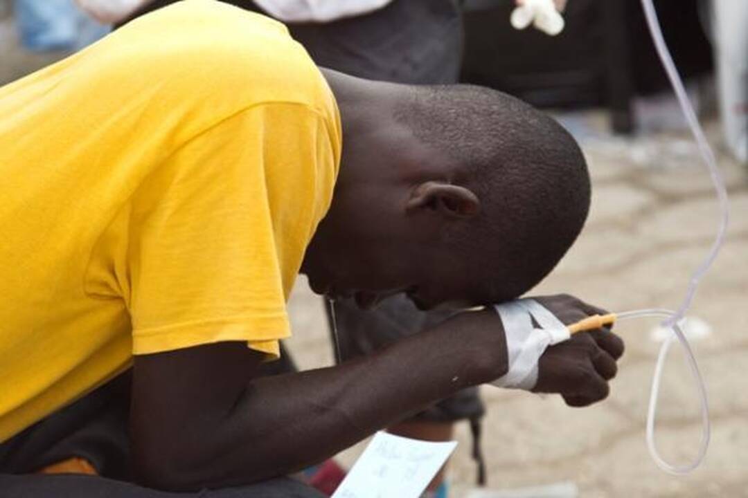 Choleros gniaužtuose atsidūrusius haitiečius kausto baimė ir kančia