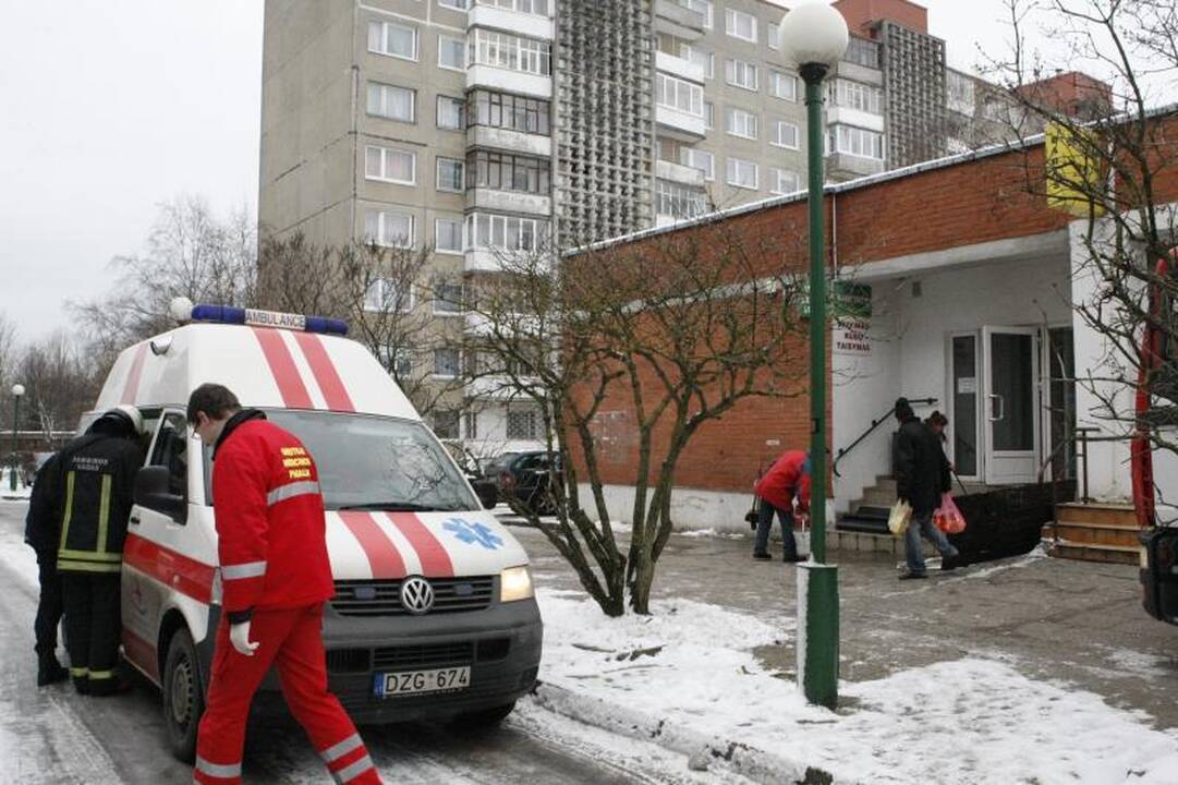 Klaipėdoje prekybos centre kilo gaisras 