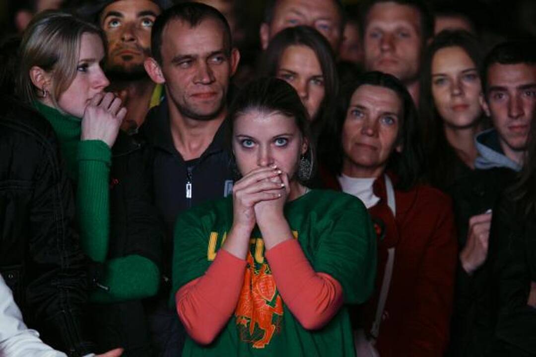 D.Grybauskaitė ragino tikėti Lietuvos rinktinės sėkme