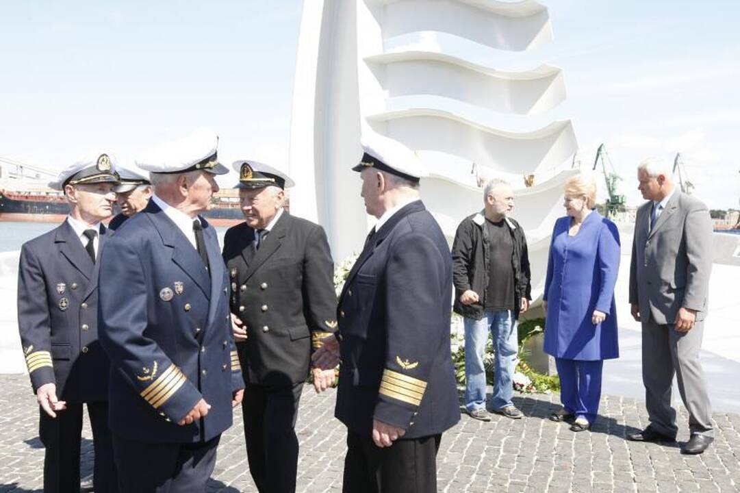 Prezidentė D.Grybauskaitė dėkojo Klaipėdos jūrininkams