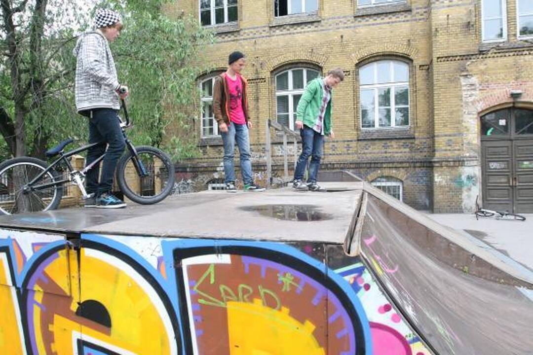 Dėl vienintelio Klaipėdoje skeitparko – paauglių skundai