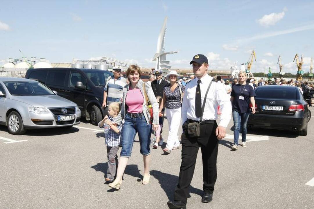 Prezidentė D.Grybauskaitė dėkojo Klaipėdos jūrininkams