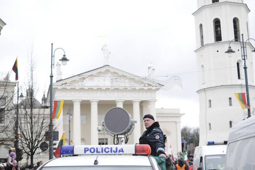 Kovo 11-osios eitynėse - ir kaukolės, ir provokacijos