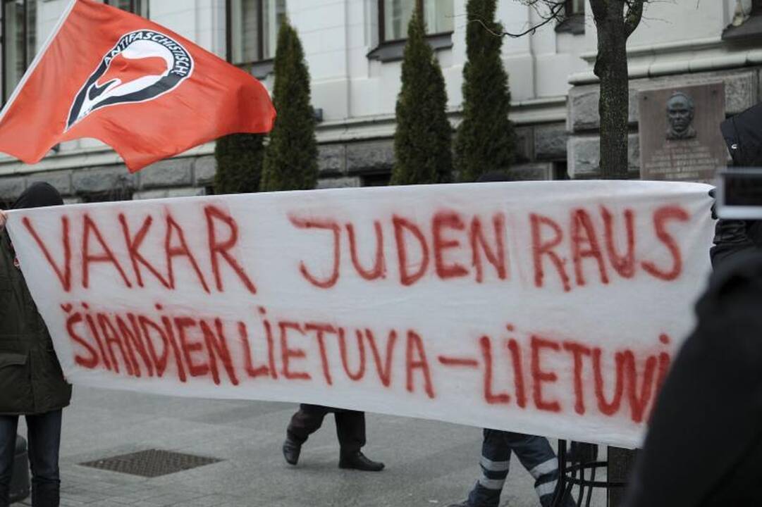 Kovo 11-osios eitynėse - ir kaukolės, ir provokacijos