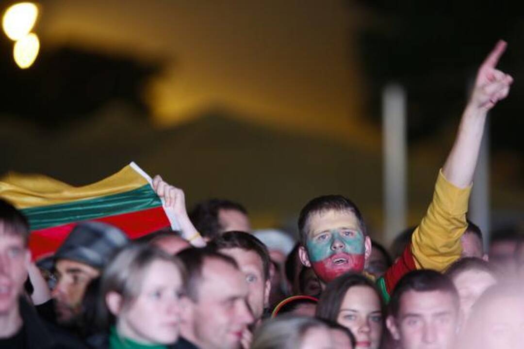 D.Grybauskaitė ragino tikėti Lietuvos rinktinės sėkme