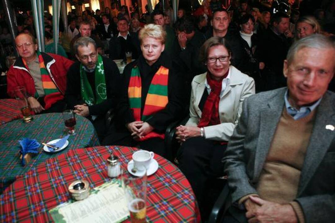 D.Grybauskaitė ragino tikėti Lietuvos rinktinės sėkme