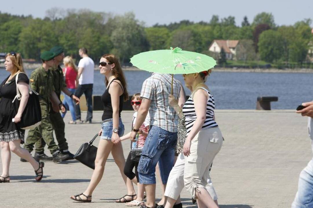 Pajūryje sumuštas 30-ies metų karščio rekordas 