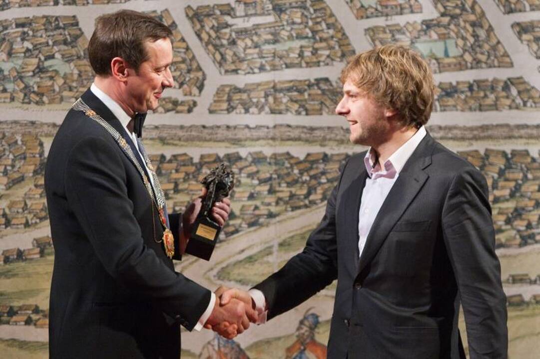 Nusipelniusiems vilniečiams išdalintos šv. Kristoforo statulėlės