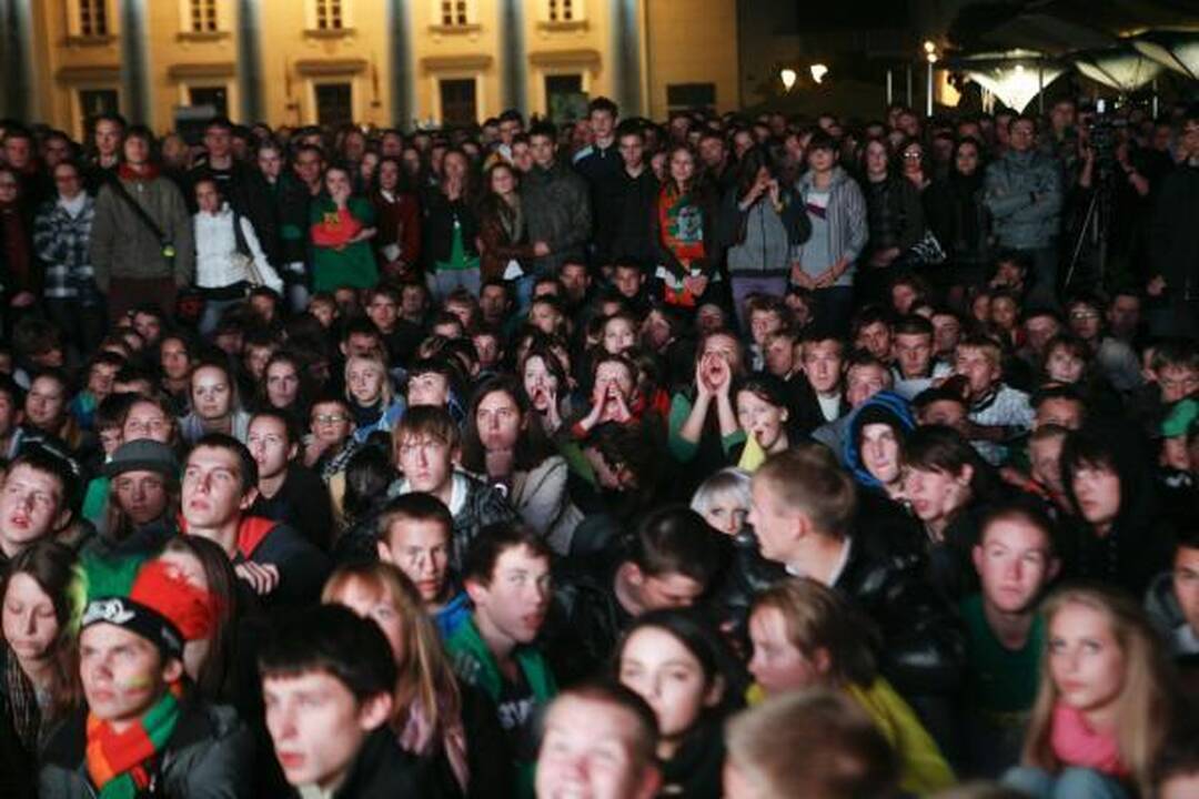 D.Grybauskaitė ragino tikėti Lietuvos rinktinės sėkme