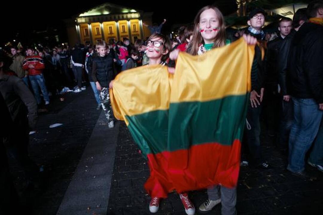 D.Grybauskaitė ragino tikėti Lietuvos rinktinės sėkme