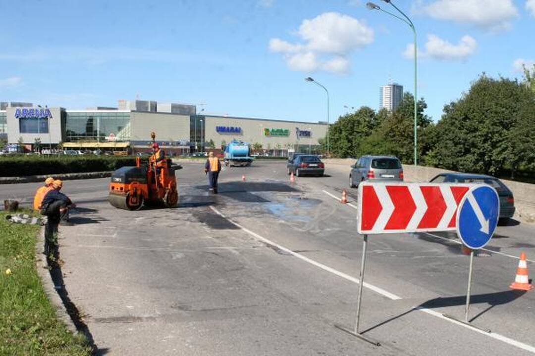 Duobėtas Baltijos ir Taikos pr. žiedas erzino vairuotojus