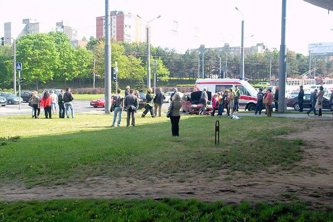 Sankryžoje prie Spaudos rūmų – vėl avarija