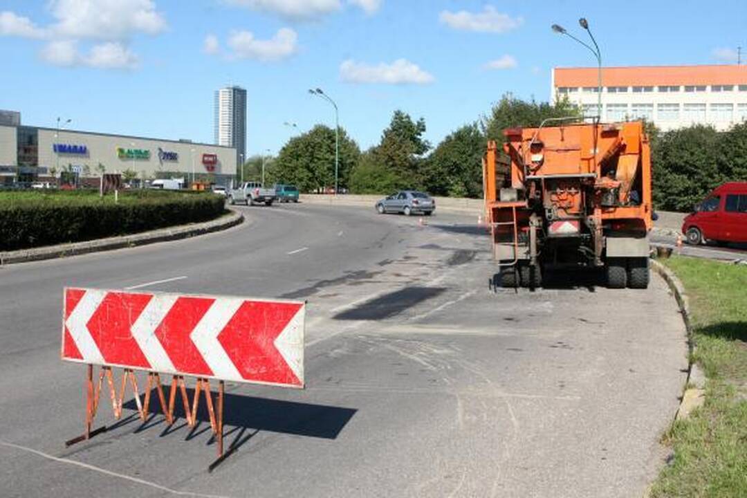 Duobėtas Baltijos ir Taikos pr. žiedas erzino vairuotojus