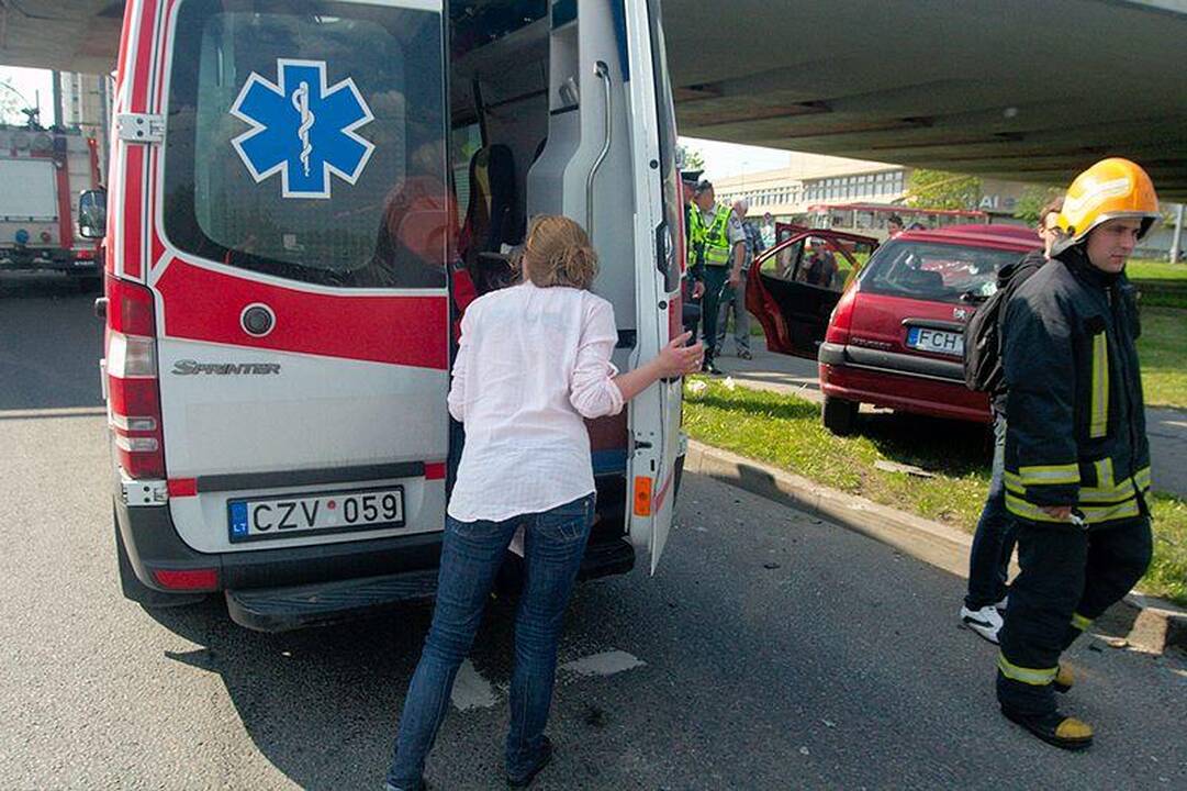 Sankryžoje prie Spaudos rūmų – vėl avarija