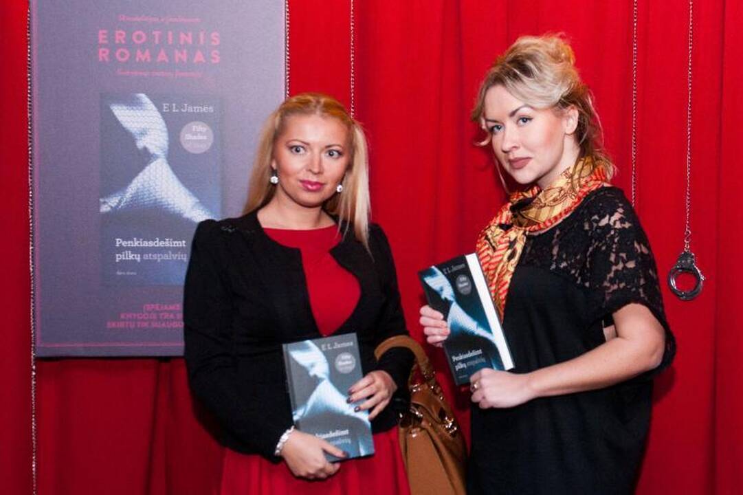 Erotinio bestselerio pristatyme - įžymybių seksualumo proveržis