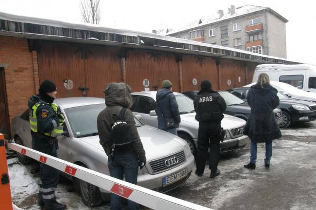 Klaipėdos policijos kieme - sprogmuo