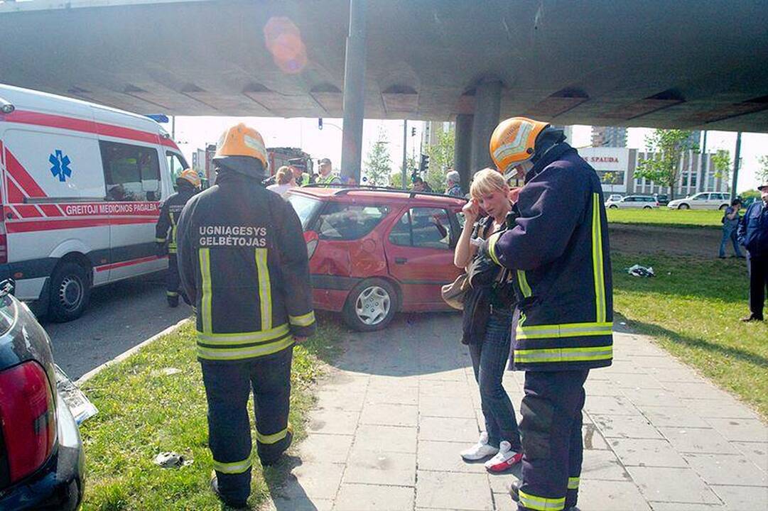 Sankryžoje prie Spaudos rūmų – vėl avarija