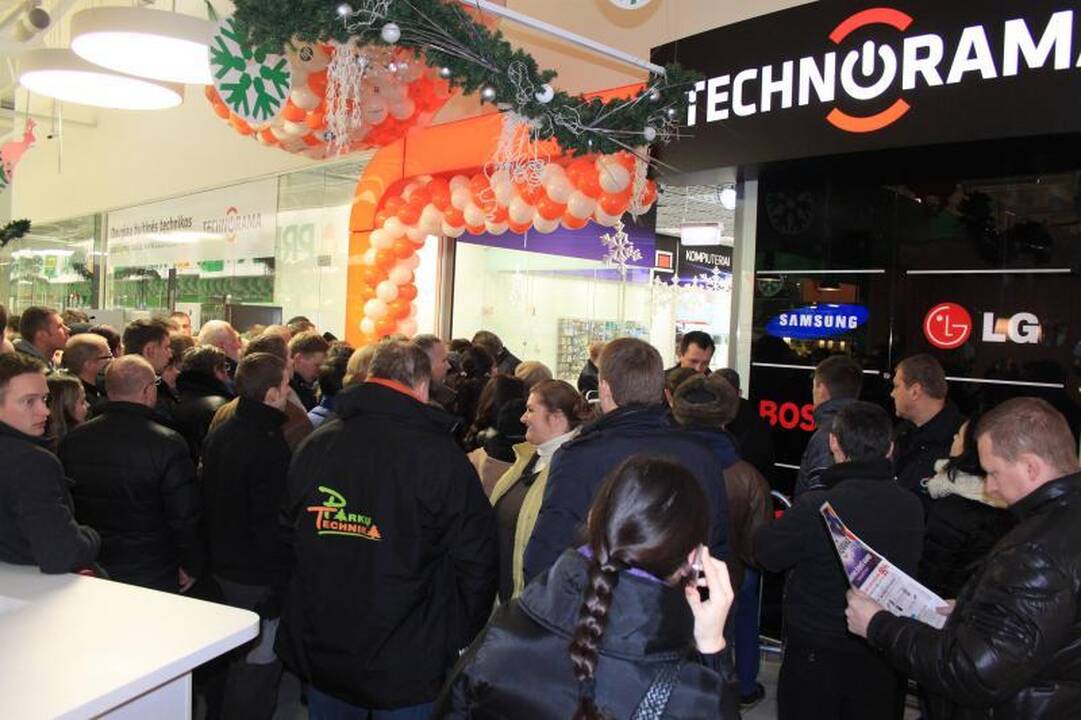 Kauno pirkėjai plūstelėjo į „Technoramą“