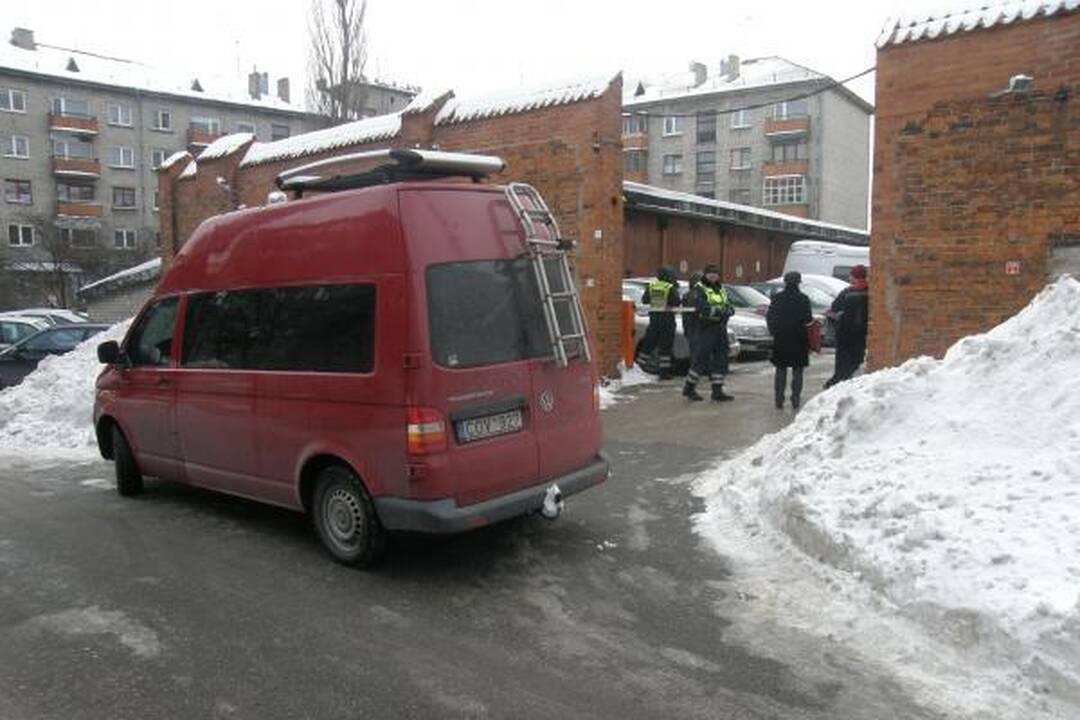 Klaipėdos policijos kieme - sprogmuo