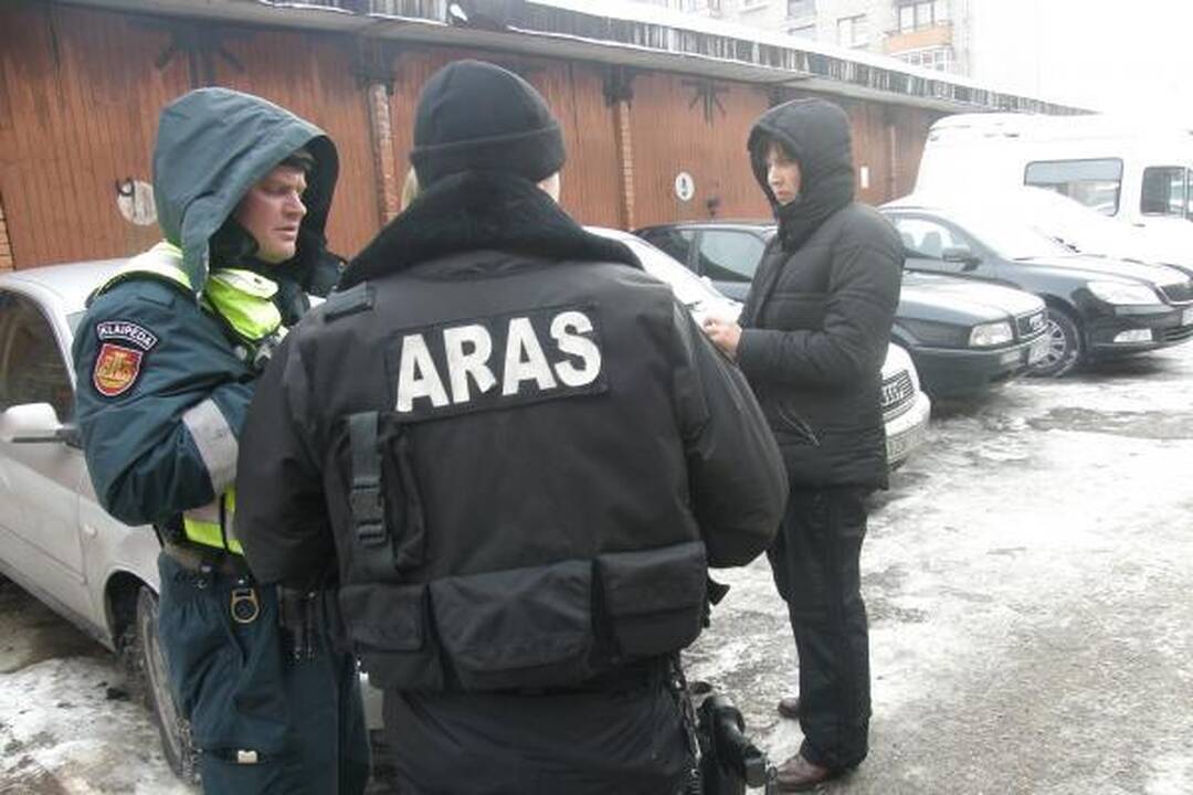 Klaipėdos policijos kieme - sprogmuo