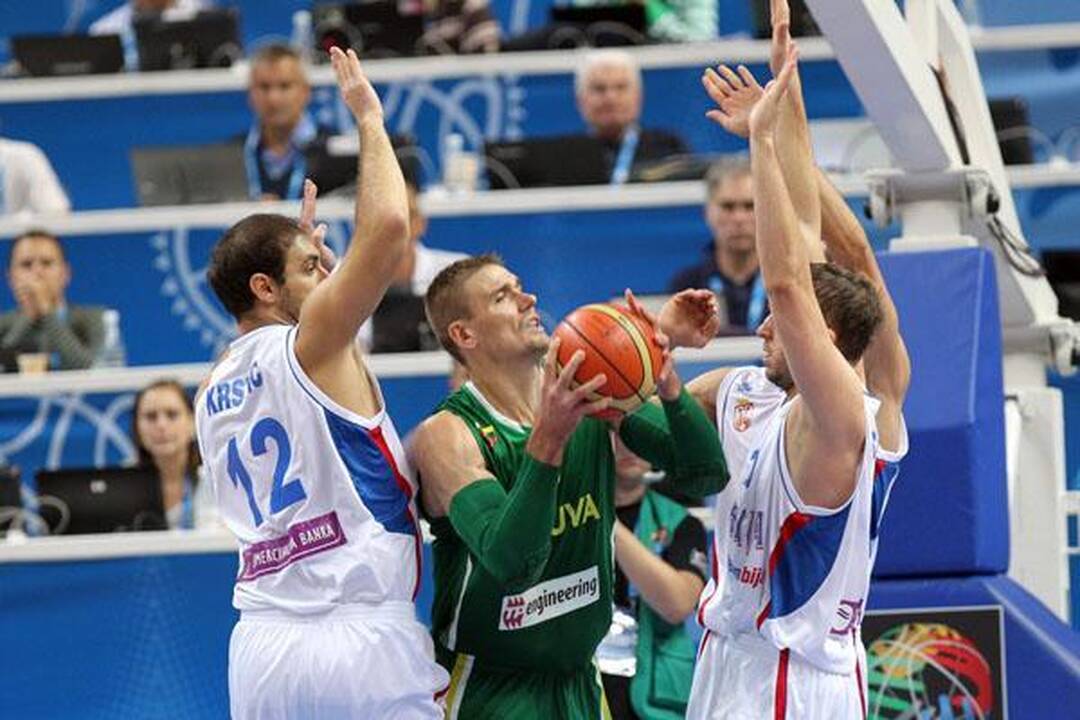 Džiaugsmingas antrojo etapo startas - Lietuva - Serbija: 100:90