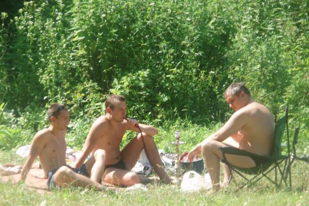 Dėl karščių visi vilniečių keliai veda prie vandens 