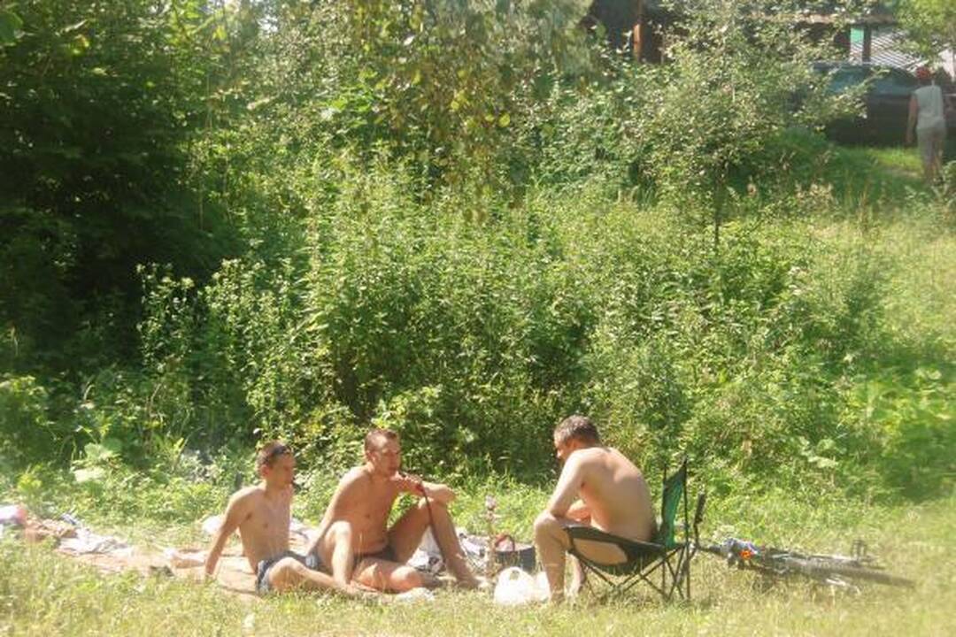 Dėl karščių visi vilniečių keliai veda prie vandens 