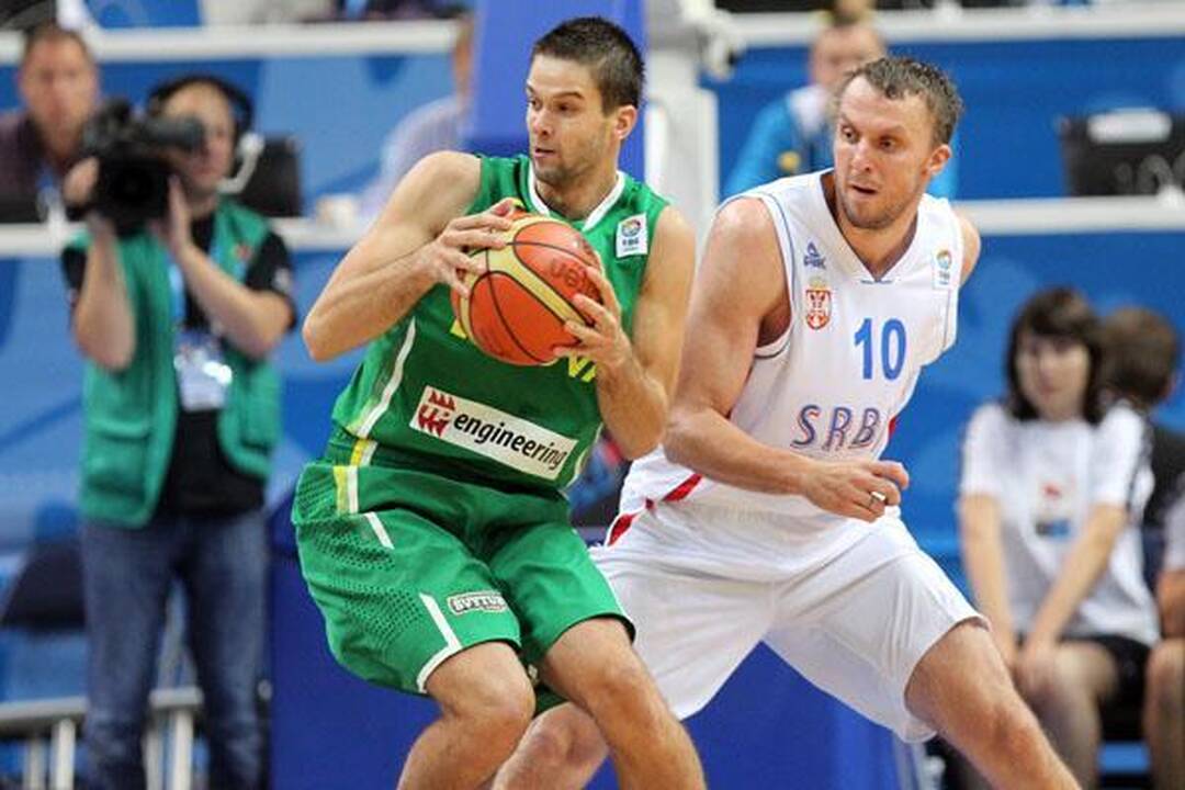 Džiaugsmingas antrojo etapo startas - Lietuva - Serbija: 100:90