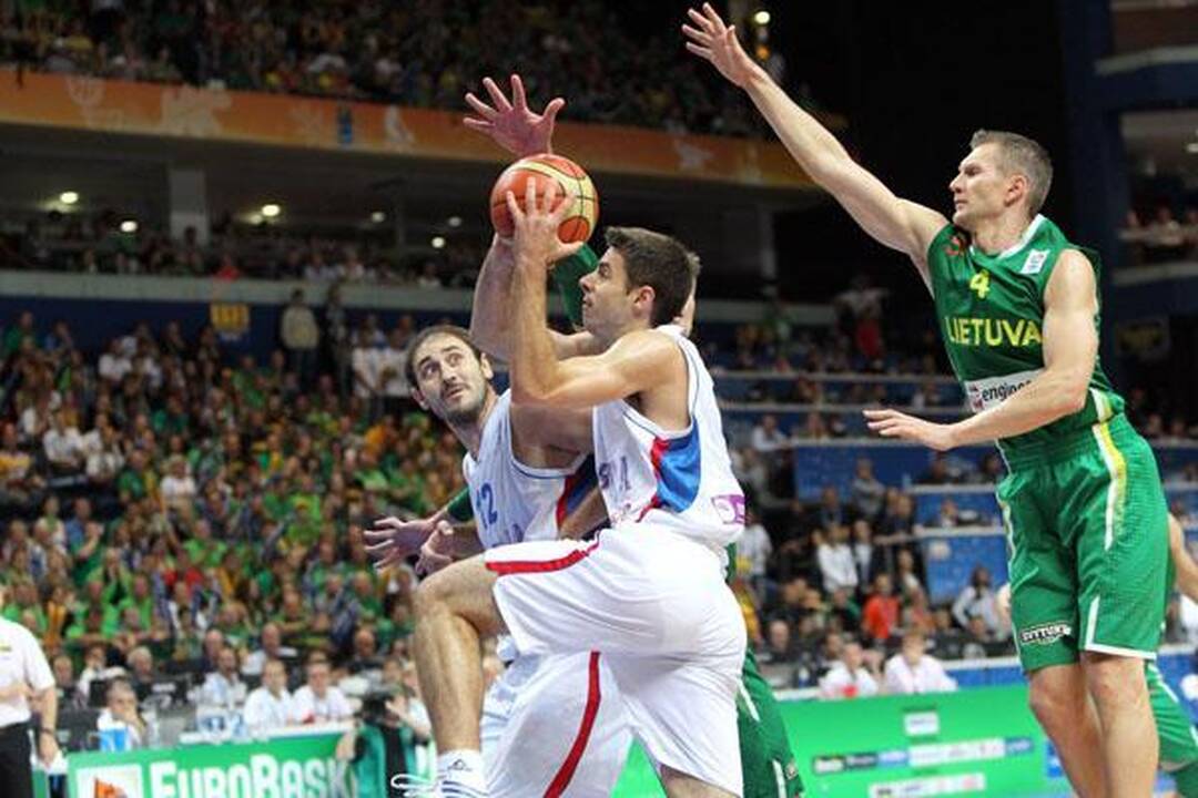 Džiaugsmingas antrojo etapo startas - Lietuva - Serbija: 100:90