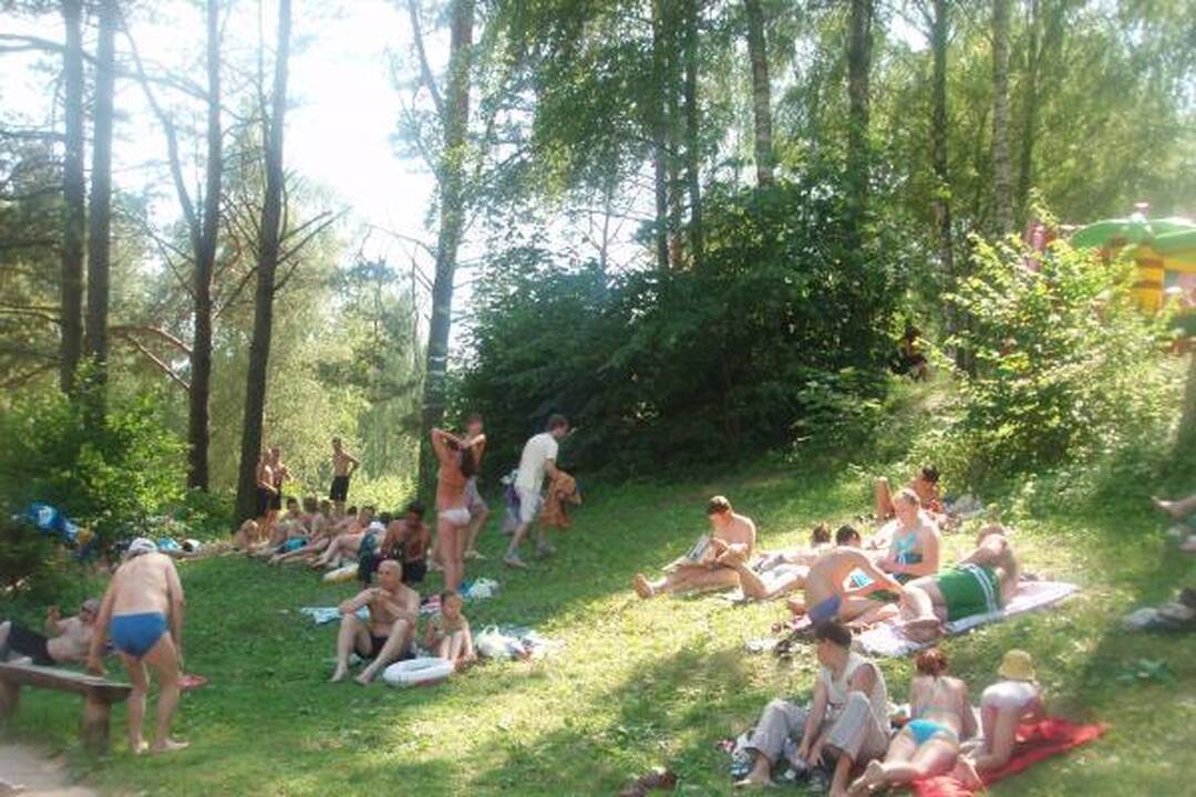 Dėl karščių visi vilniečių keliai veda prie vandens 