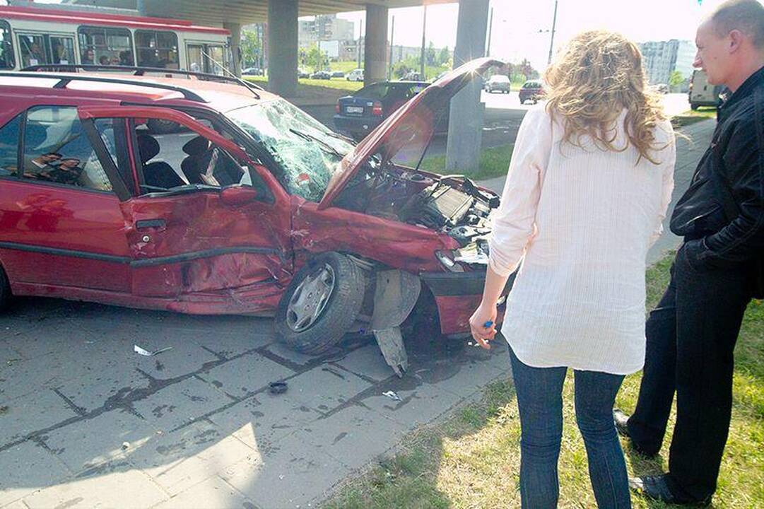 Sankryžoje prie Spaudos rūmų – vėl avarija