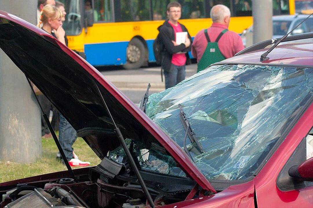 Sankryžoje prie Spaudos rūmų – vėl avarija