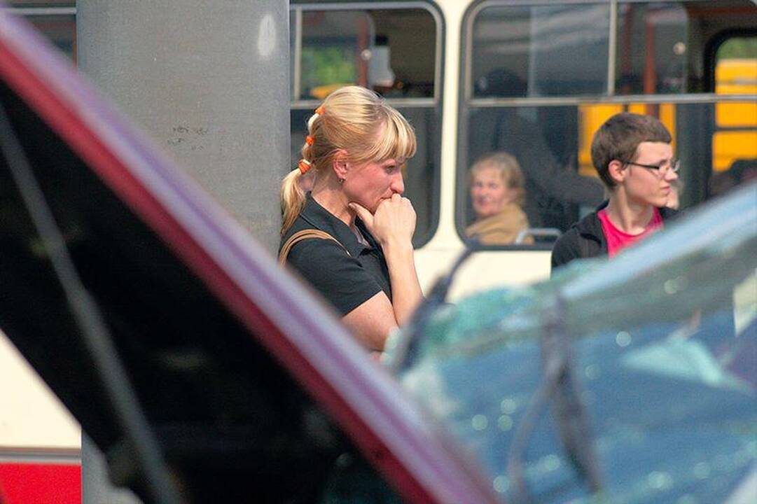 Sankryžoje prie Spaudos rūmų – vėl avarija