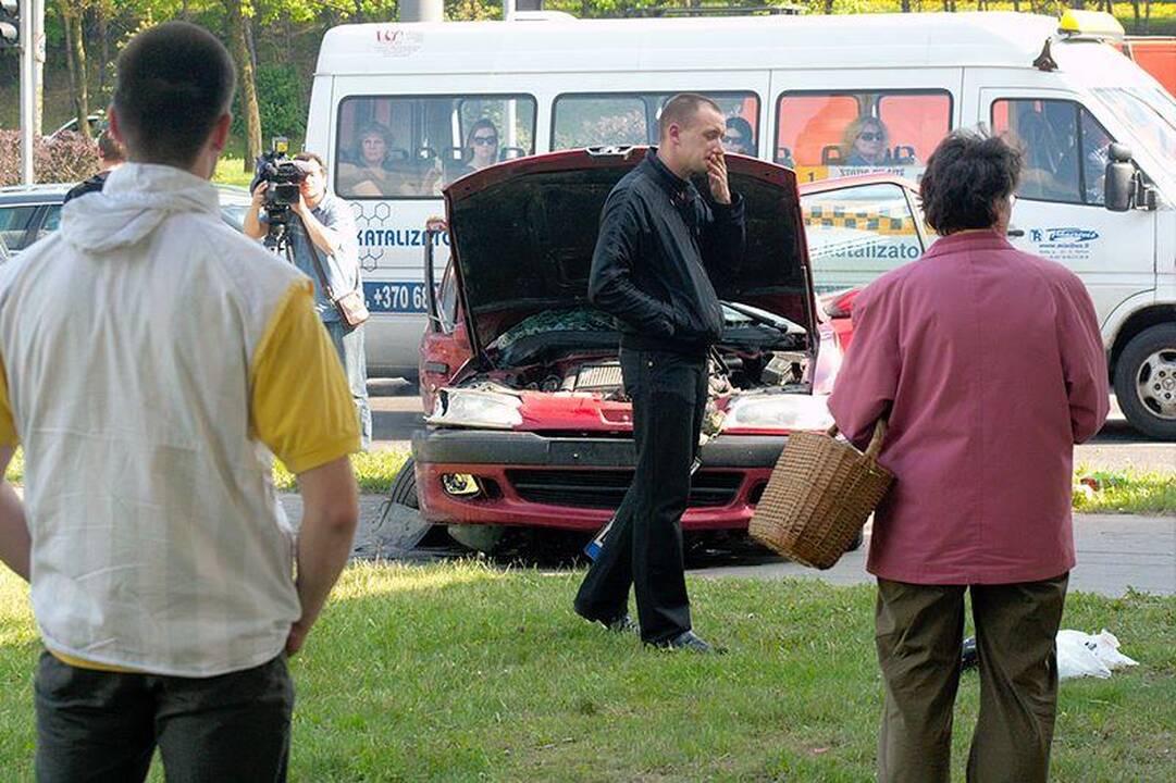 Sankryžoje prie Spaudos rūmų – vėl avarija