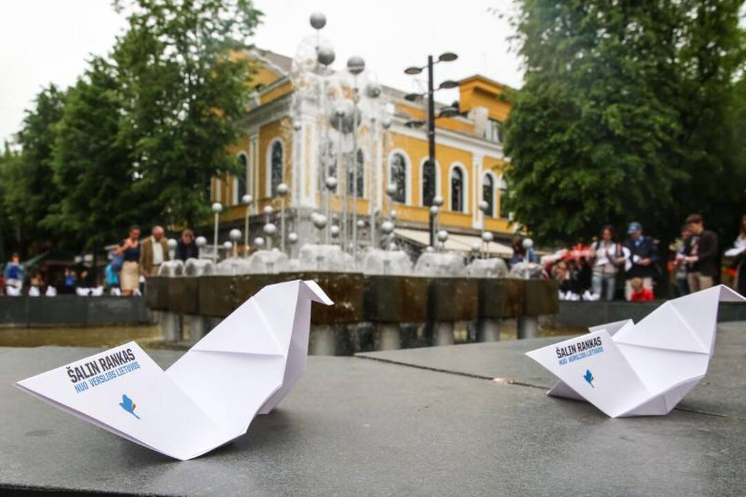 Protestas dėl atleisto „Verslios Lietuvos“ vadovo persikėlė į Kauną