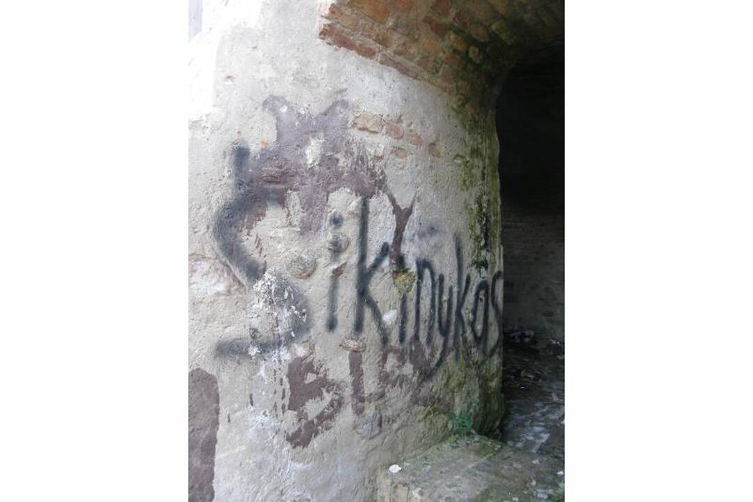 Bjauri dykynė Vilniaus senamiestyje - galvos skausmas gimnazijai